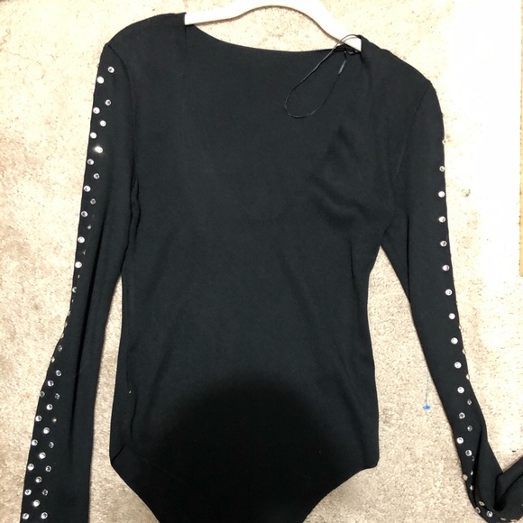 Women’s Zara Embellished Bodysuit EUC - Picture 1 of 3